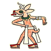 «Танец человека с головой оленя» — стикер для Viber и Telegram из набора «Кодекс Лауда»