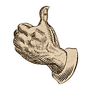 «Одобряю» — стикер для Viber и Telegram из набора «Руки Булвера»